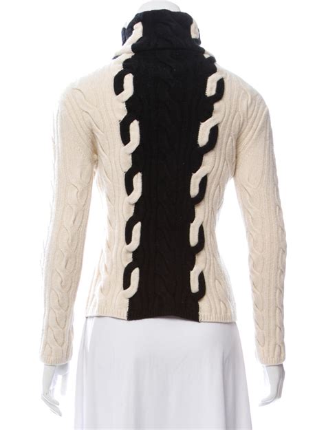 christian dior cable knit sweater